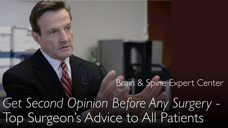 Krijg een second opinion vóór een operatie. Het advies van de leidende chirurg aan alle patiënten. 11