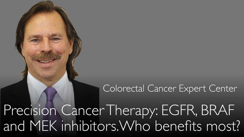 Precisie chemotherapie van colorectale kanker. EGFR, BRAF, MEK-remmers. 4-1