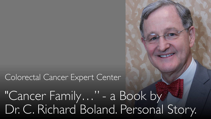 "Kankerfamilie: de zoektocht naar de oorzaak van erfelijke darmkanker". Boek van Dr. C. Richard Boland. 16