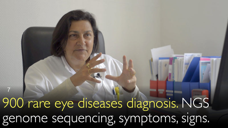 900 diagnose van zeldzame oogziekten. NGS-genoomsequencing, symptomen, tekenen. 7