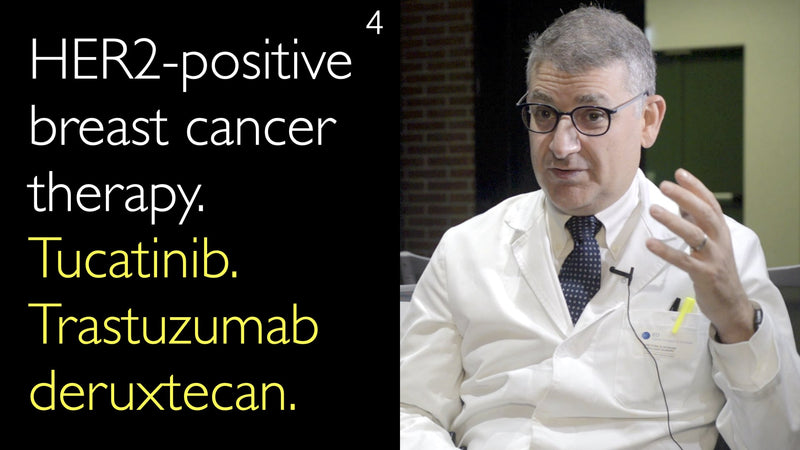 HER2-positieve borstkankertherapie. Tucatinib. Trastuzumab deruxtecan. 4