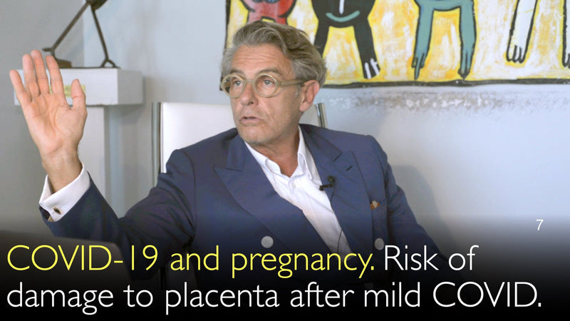 COVID-19 en zwangerschap. Risico op beschadiging van placenta na milde COVID. 7