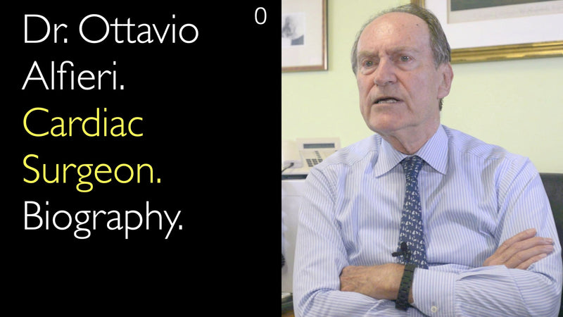 Dr. Ottavio Alfieri. Hart chirurg. Biografie. 0