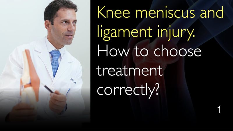 Knie meniscus en ligament letsel. Hoe de behandeling correct kiezen? 1