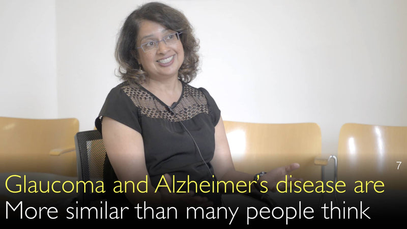 Glaucoom en de ziekte van Alzheimer zijn vergelijkbaar. Beide zijn neurodegeneratieve ziekten. 6