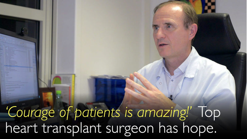De moed van patiënten is geweldig. Harttransplantatiechirurg bewondert de wil van patiënten om te overleven. 12