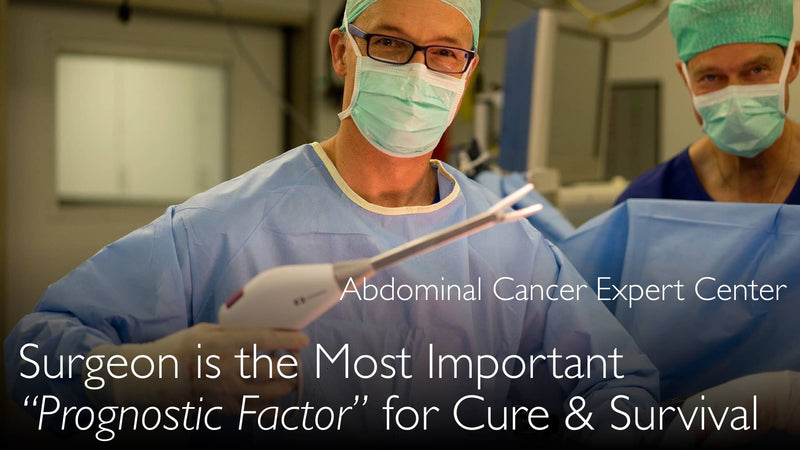 Chirurg is de belangrijkste prognostische factor voor de overleving op lange termijn van patiënten met colorectale kanker. 2